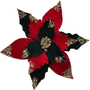 Red and Green Flocked Pick
