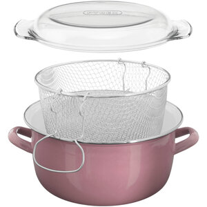 Telo Pink Deep Fryer