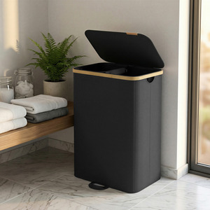 SONGMICS 39.6 Gal(150 L) Laundry Basket with Lid, Washing Basket