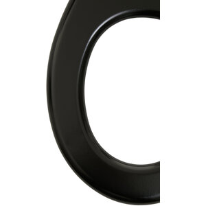 Brooks Black Panel Effect Toilet Seat