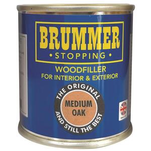Brummer Wood Filler Medium Oak 250g