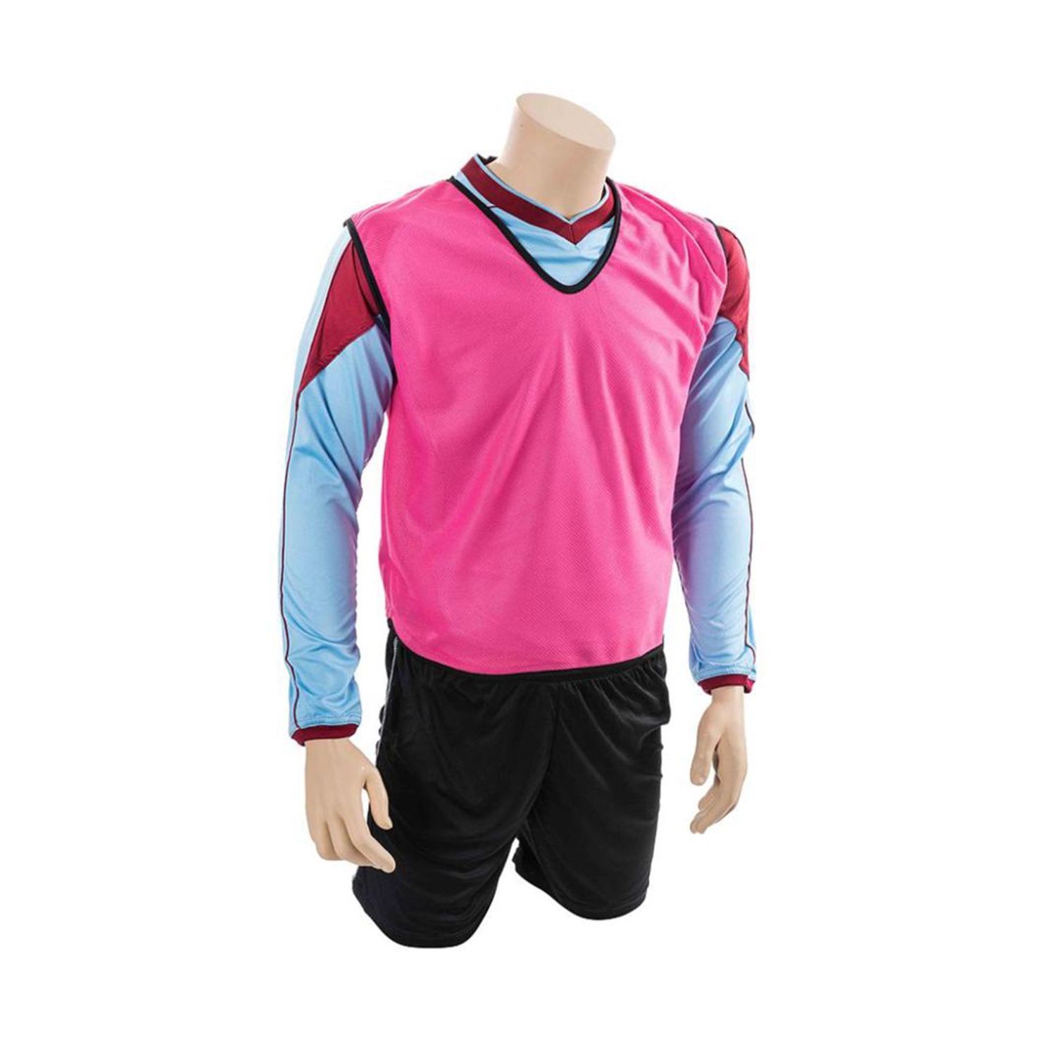 Precision Unisex Adult Plain Mesh Training Bib - Pink