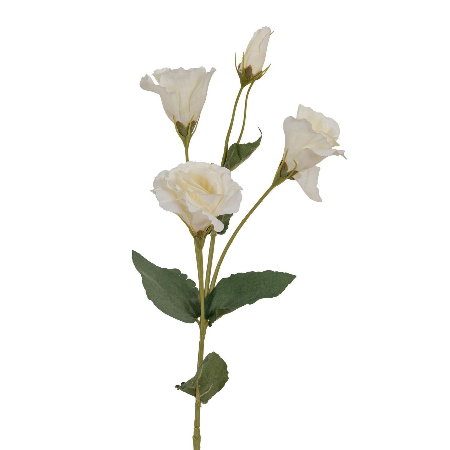 Hill Interiors Eustoma Artificial Flower Spray - White
