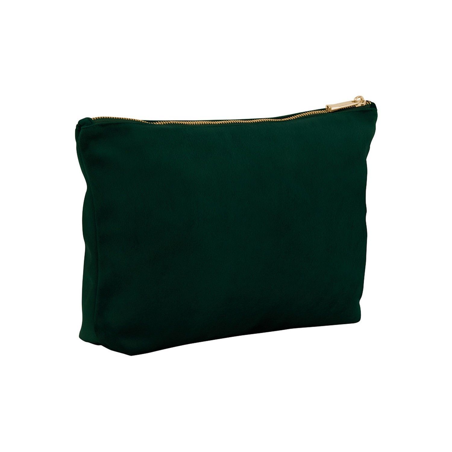 Bagbase Velvet Accessory Bag C - Dark Emerald