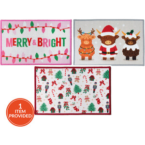 Christmas Design Door Mat