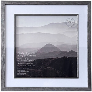 Pewter Mounted Inlay Box Frame