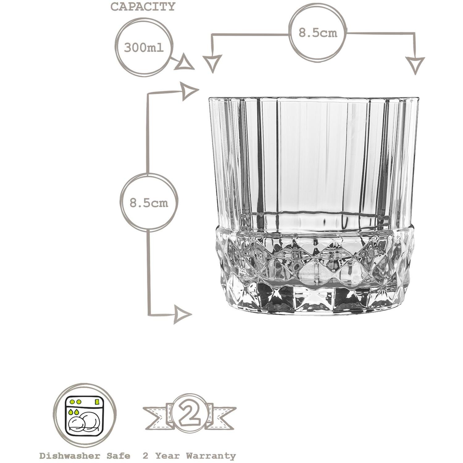 Bormioli Rocco 12 Piece America '20S Small Glassware Set - Clear - Clear