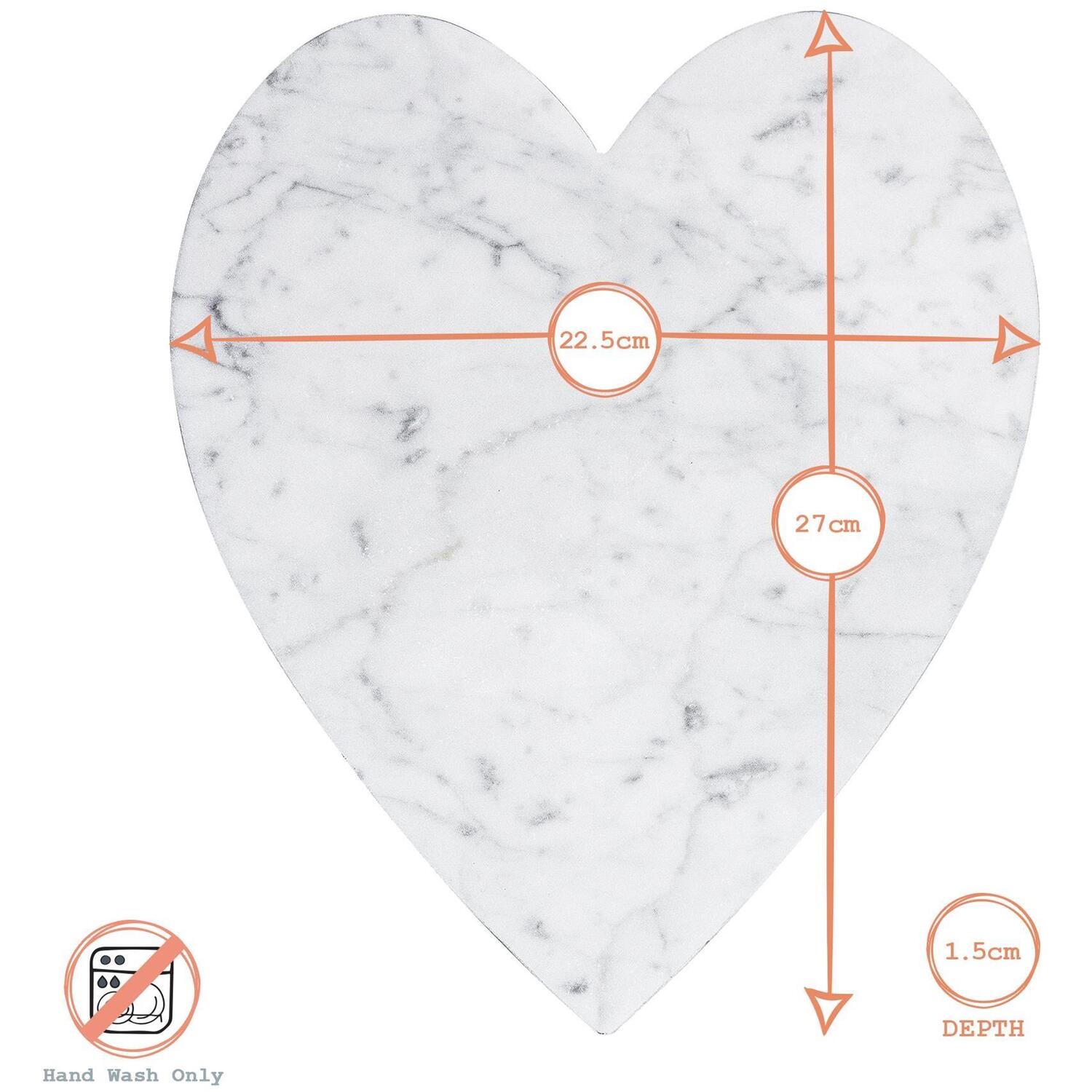 Image of Heart Marble Serving Platters - 23&hellip;