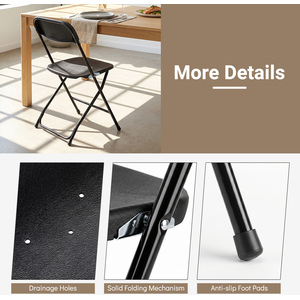 Set of 4 Pack Folding Chairs