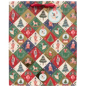 Nutcracker Christmas Gift Bag