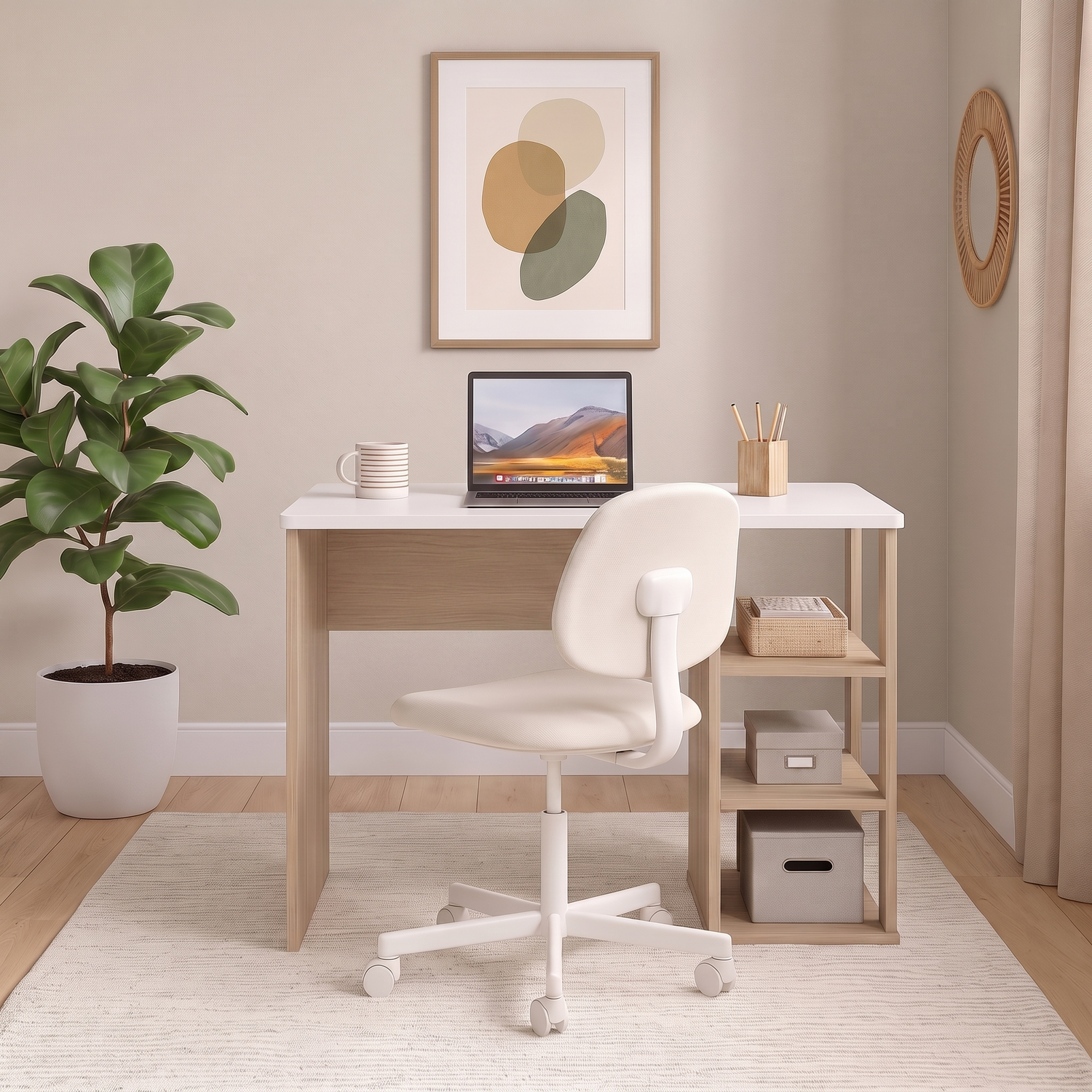 Decorotika Polina Coffee Table - Cordoba And White
