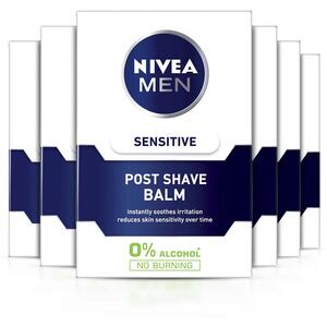 Nivea Sensitive Post Shave Balm 100ml - Pack of 6
