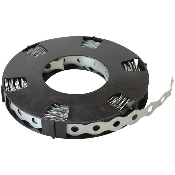 Forgefix builder's galvanised fixing band 20mm x 1.0 x 10m