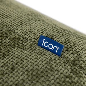 icon Milano Woven Chenille Footstool, Olive