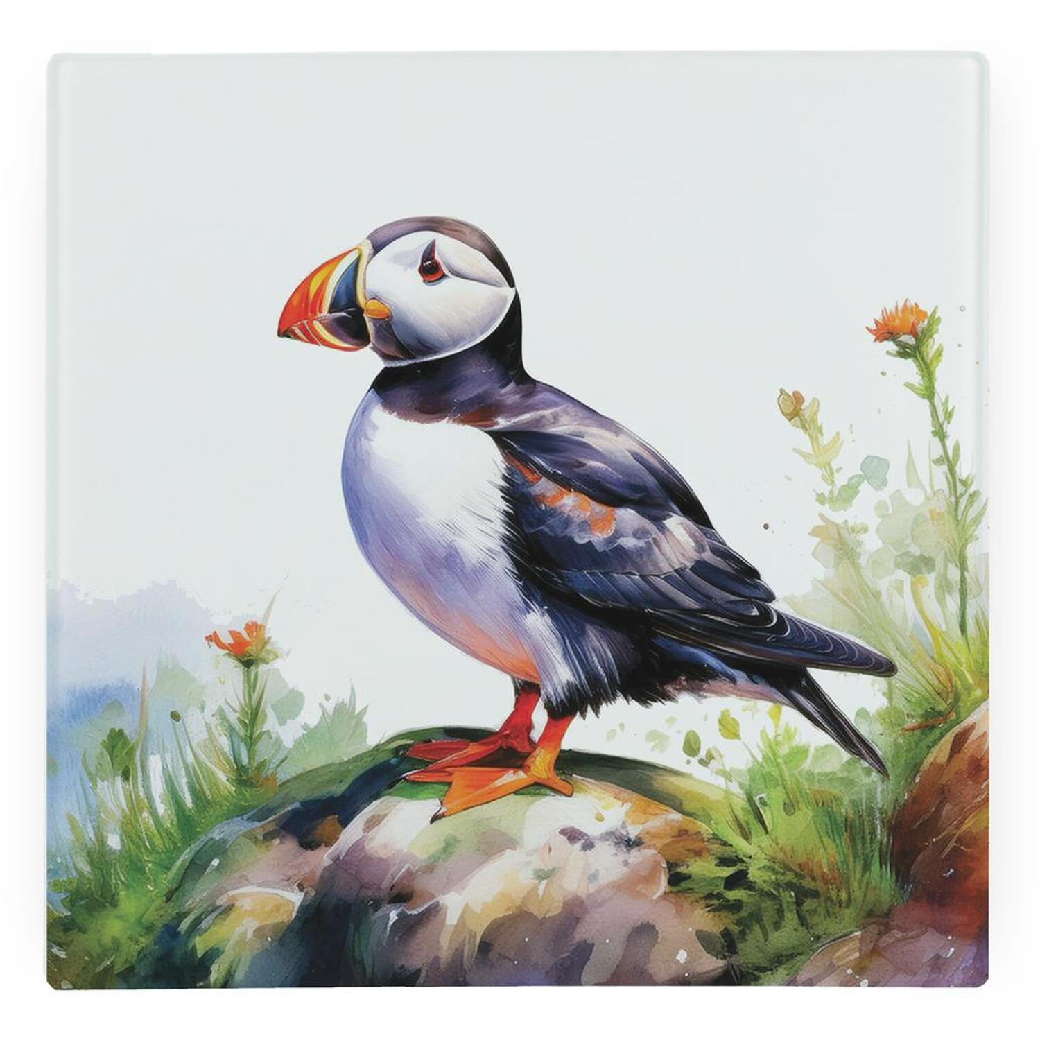 Image of Puffins Glass Hot Pot Stand -&hellip;
