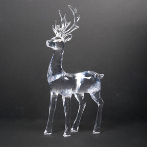 Crystal Acrylic Reindeer Decoration
