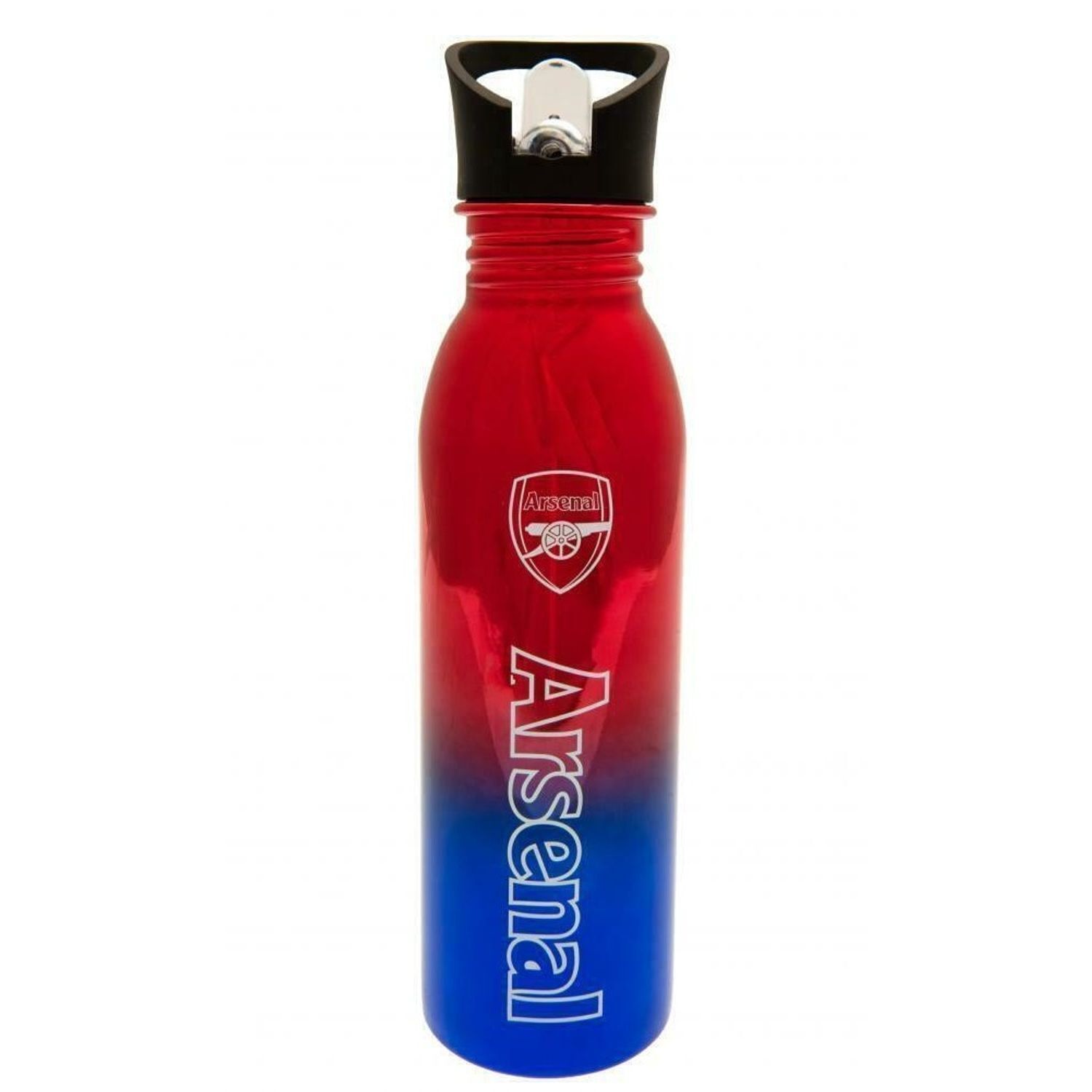 Arsenal Fc Faded Bottle - Red/Blue