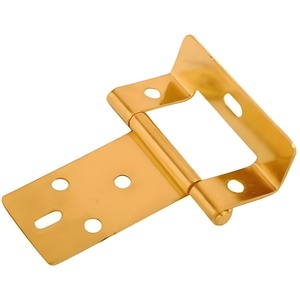Dzina Cranked Flush Hinge 50mm x 16mm (2 Inch) EB, Pack Qty 1 Pair