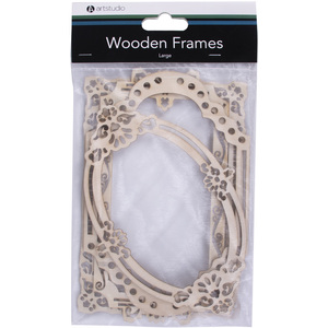 Pack of Three Art Studio Wooden Frames Large