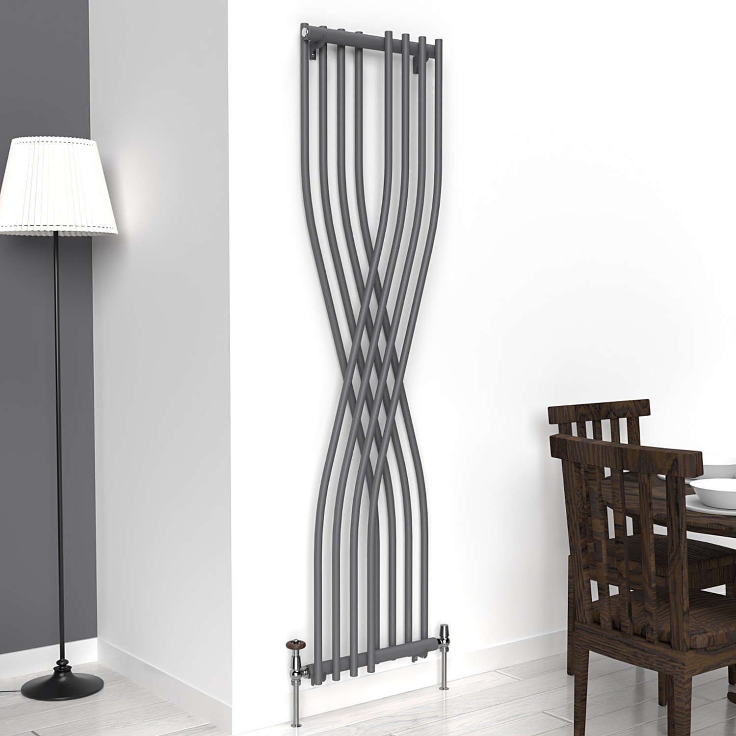 Vertical/Horizontal Oval Panel Radiators Designer Radiator - Image 2