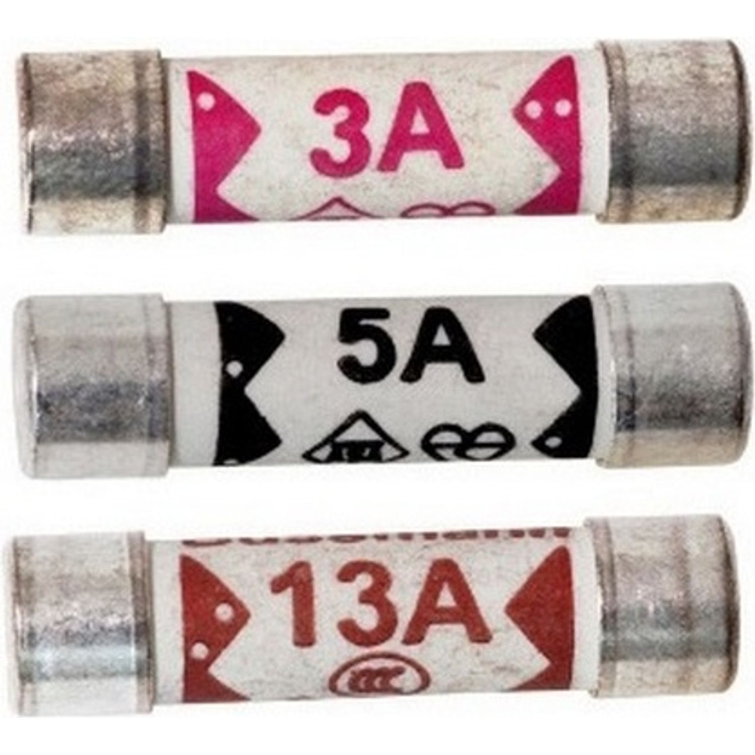 Securpak Fuses (Pack Of 3) - Silver