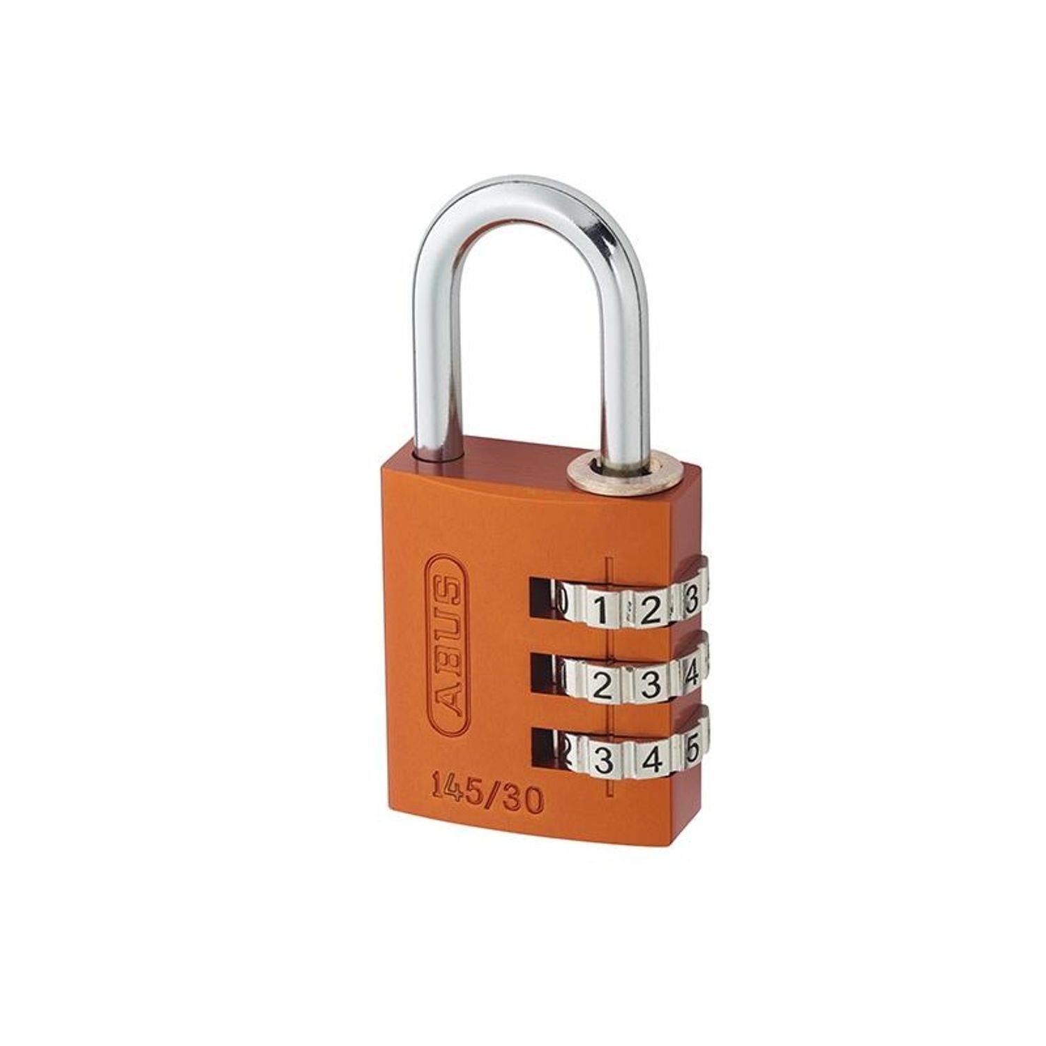 Abus Mechanical 145 Series Aluminium Combination Padlock A - Multi Colour / Cotton