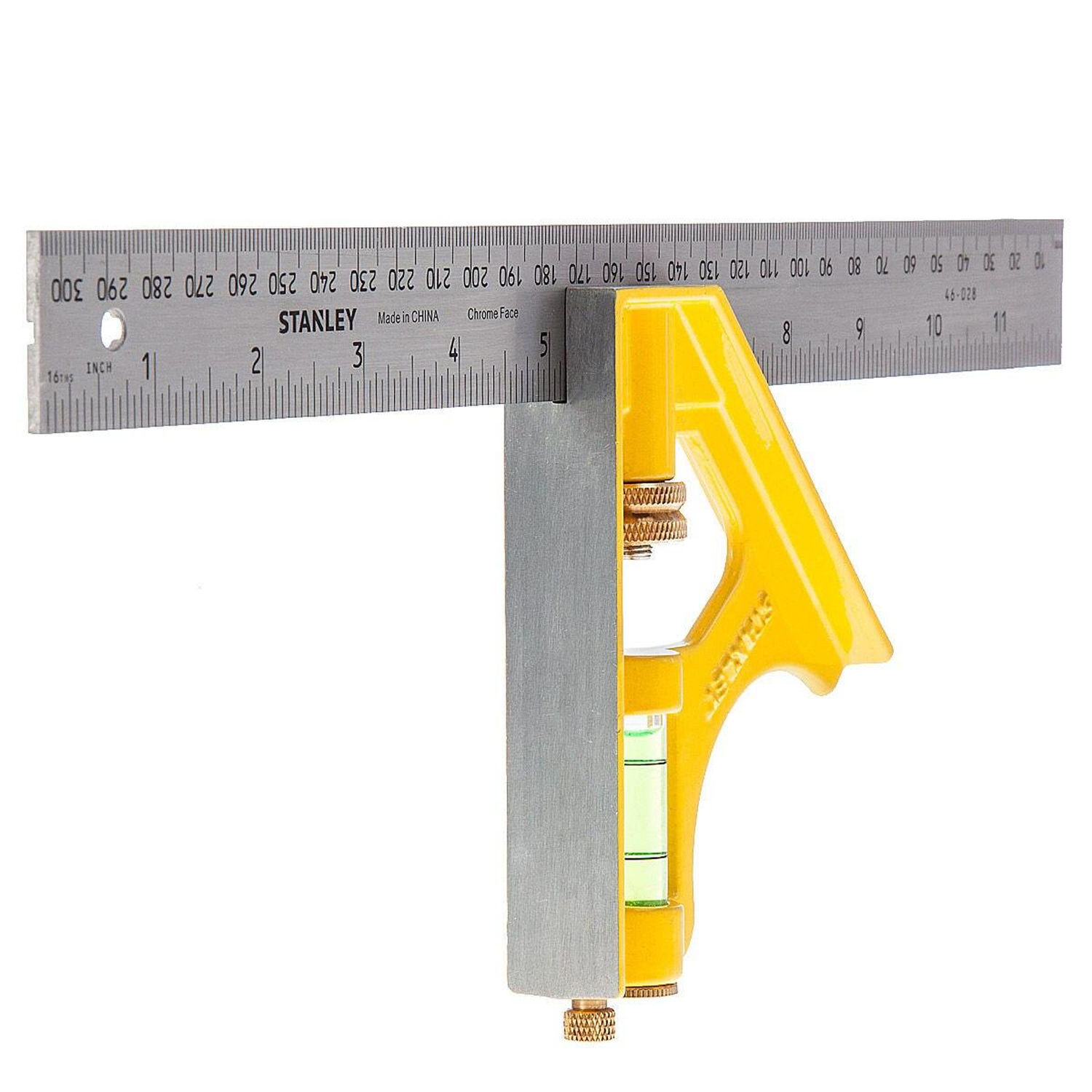 B&Q - Die Cast Combination Square Silver/yellow (One Size) - Image 2