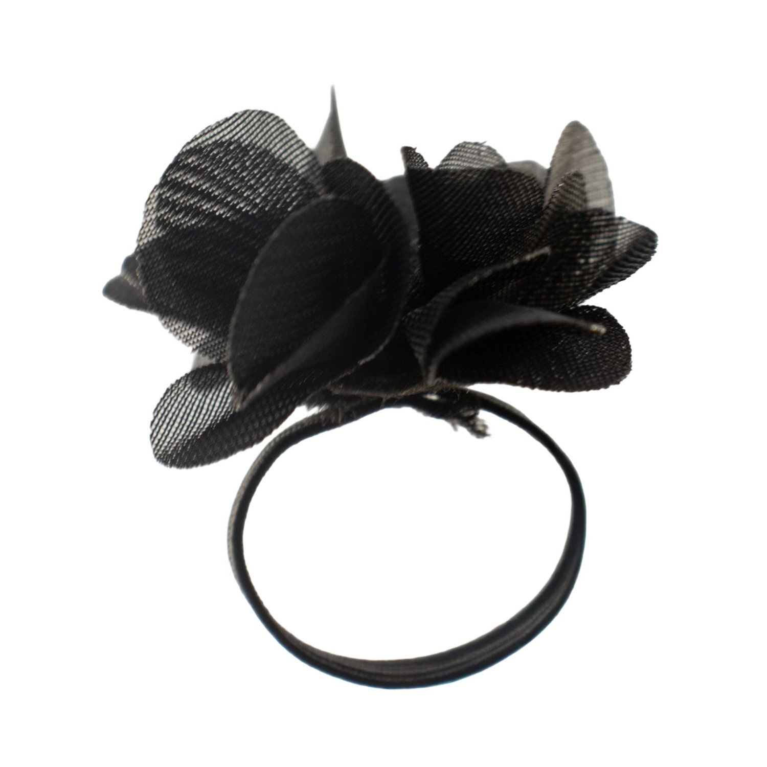 Kdmd Unisex Black Chiffon Fragrance Diffuser Rings Set Of 15 - Image 2