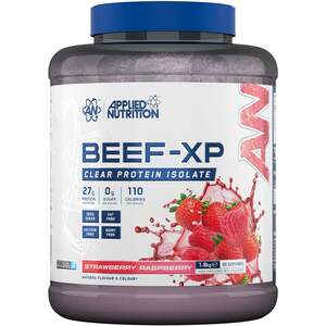 Applied Nutrition Beef-XP Clear Protein Isolate Powder - Strawberry Raspberry - 60 Servings