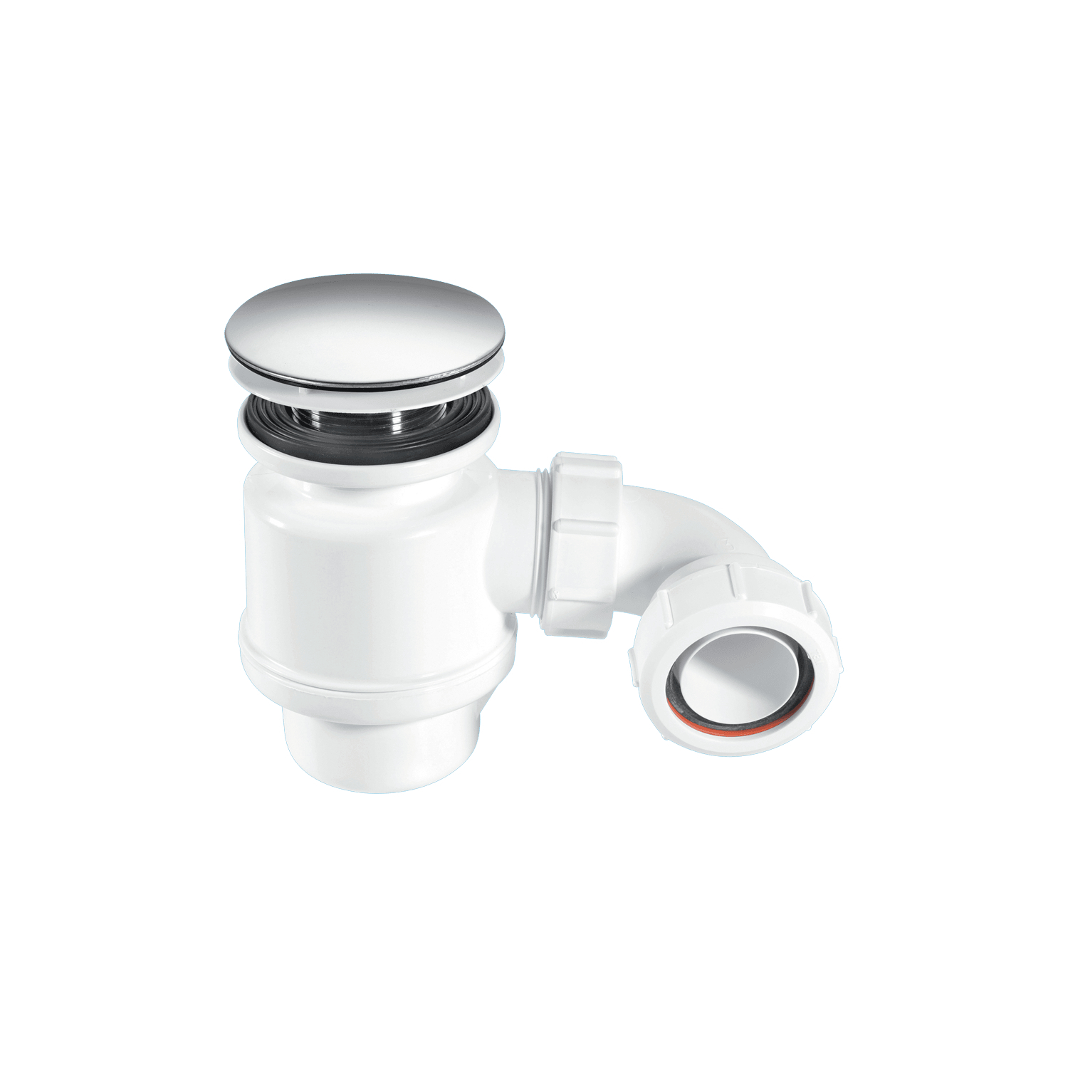Mcalpine Unisex White Stw8-M 50Mm Water Seal Resealing Shower Trap With Multifit Outlet In - Image 3
