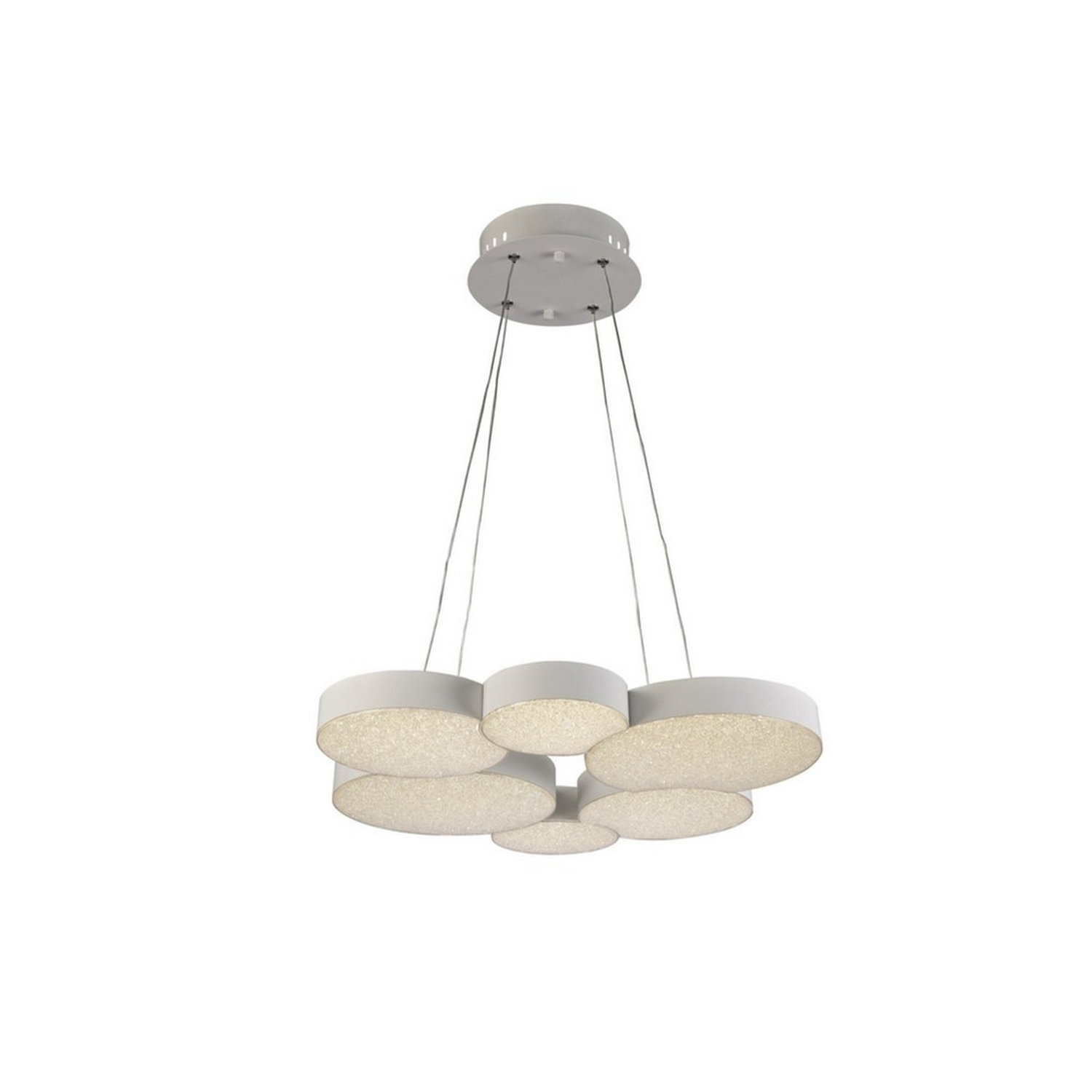 Inspired Lighting Fusion Pendant Light White