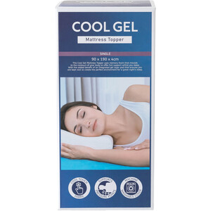 Single Cool Gel Mattress Topper shot 22287229