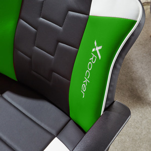 Green/Black X Rocker Saturn Esport Gaming Chair shot 1170549