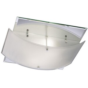 Vito Flush Ceiling 2 Light Polished Chrome, Smoked Mirror