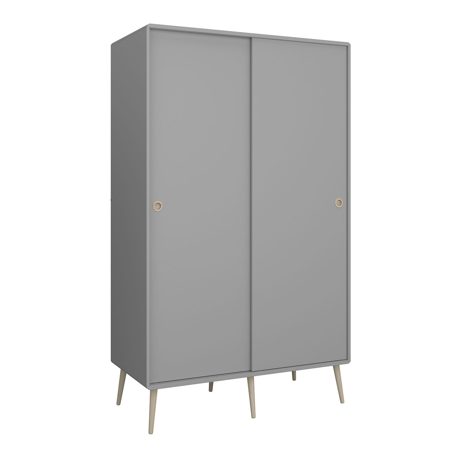 Furniture To Go - Softline Sliding Two Door Wardrobe - Grey thumbnail