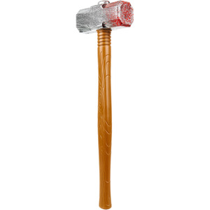 Bloodied Halloween Sledgehammer Plastic Prop