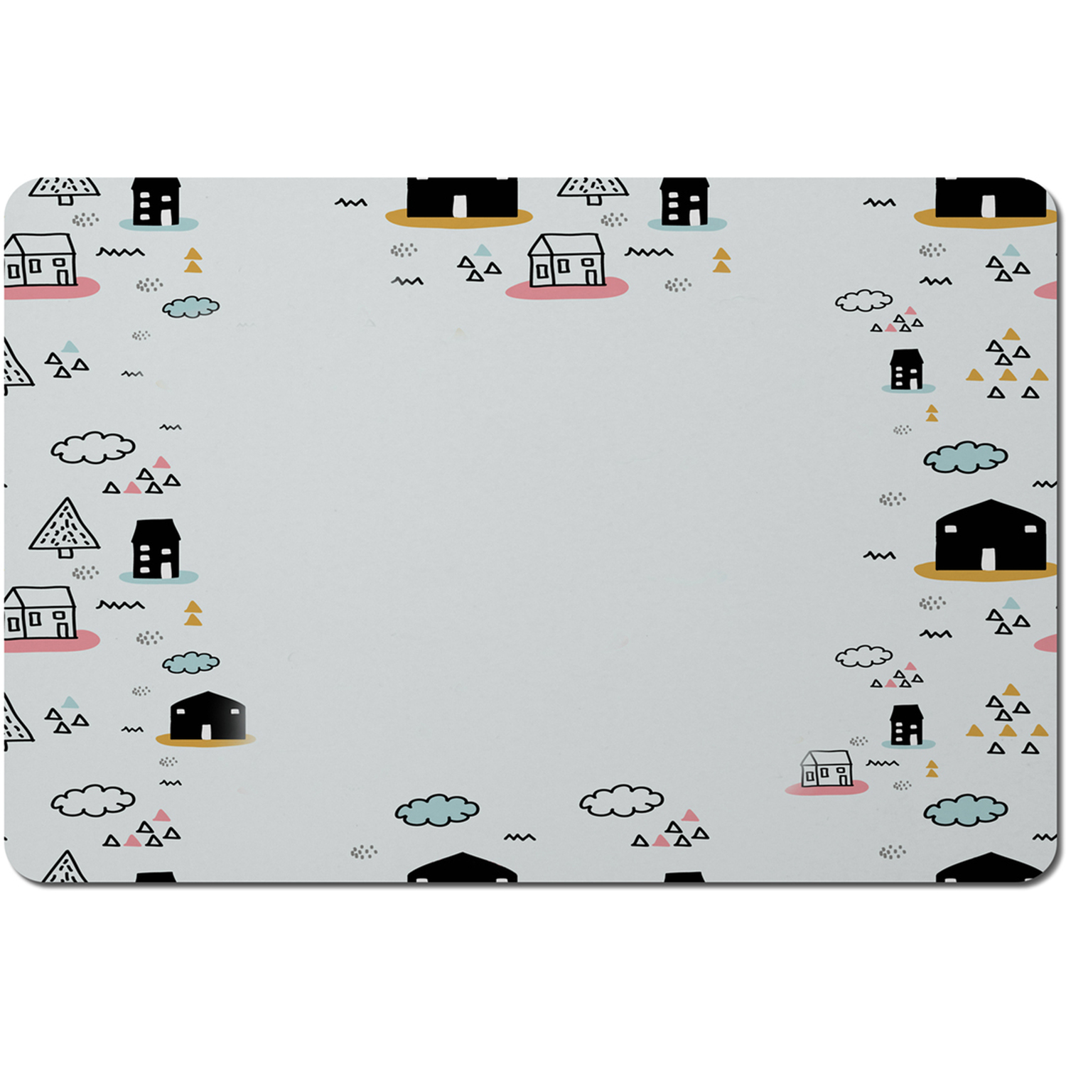 Scandy Doodle Placemat - White