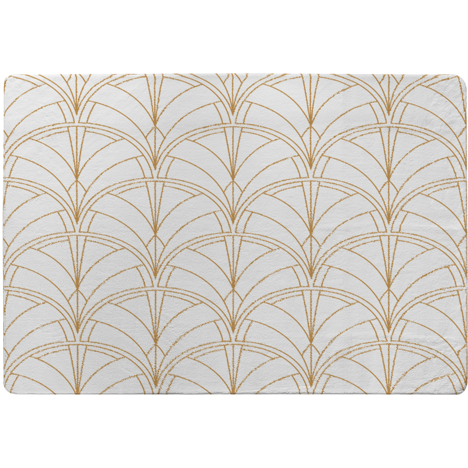 Vintage Minimalistic Rug - Gold / 150cm thumbnail