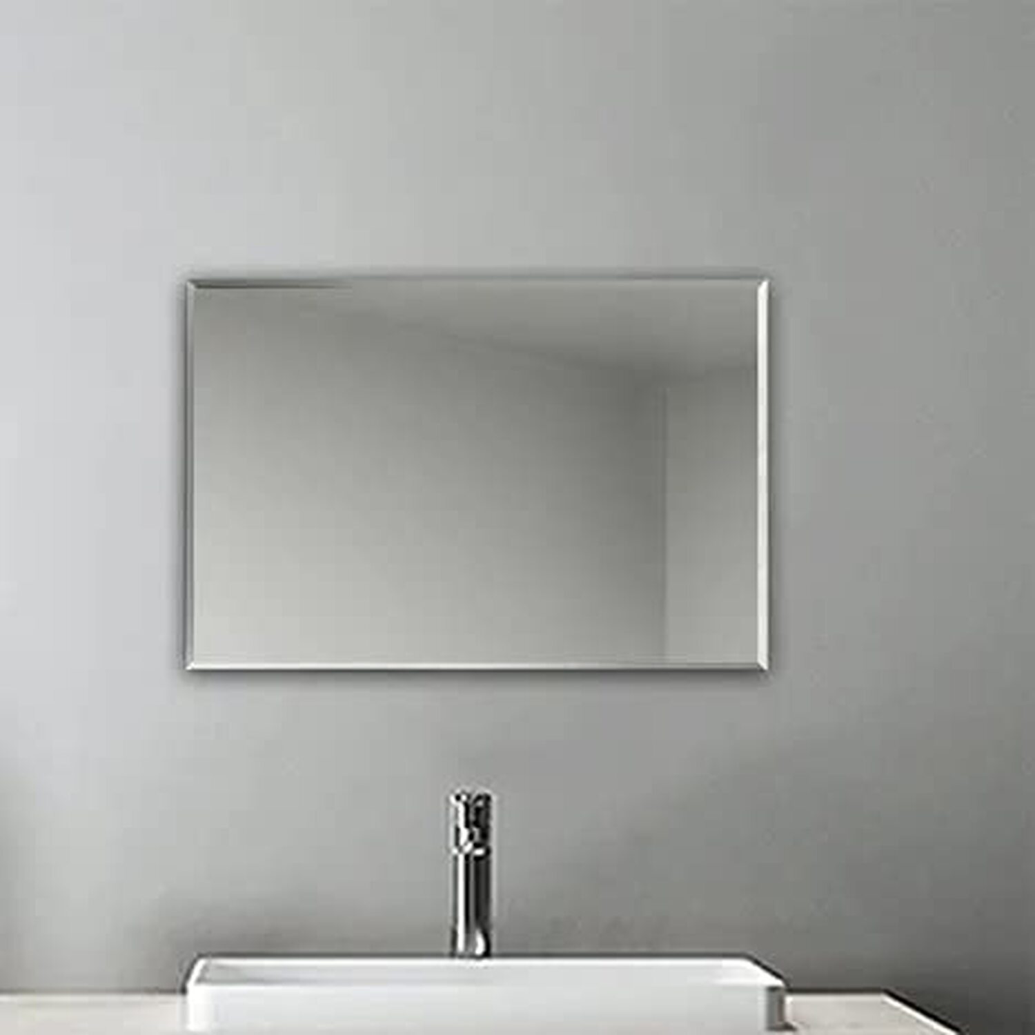 Image of 60x90 cm Frameless Rectangle Wall Mounted&hellip;