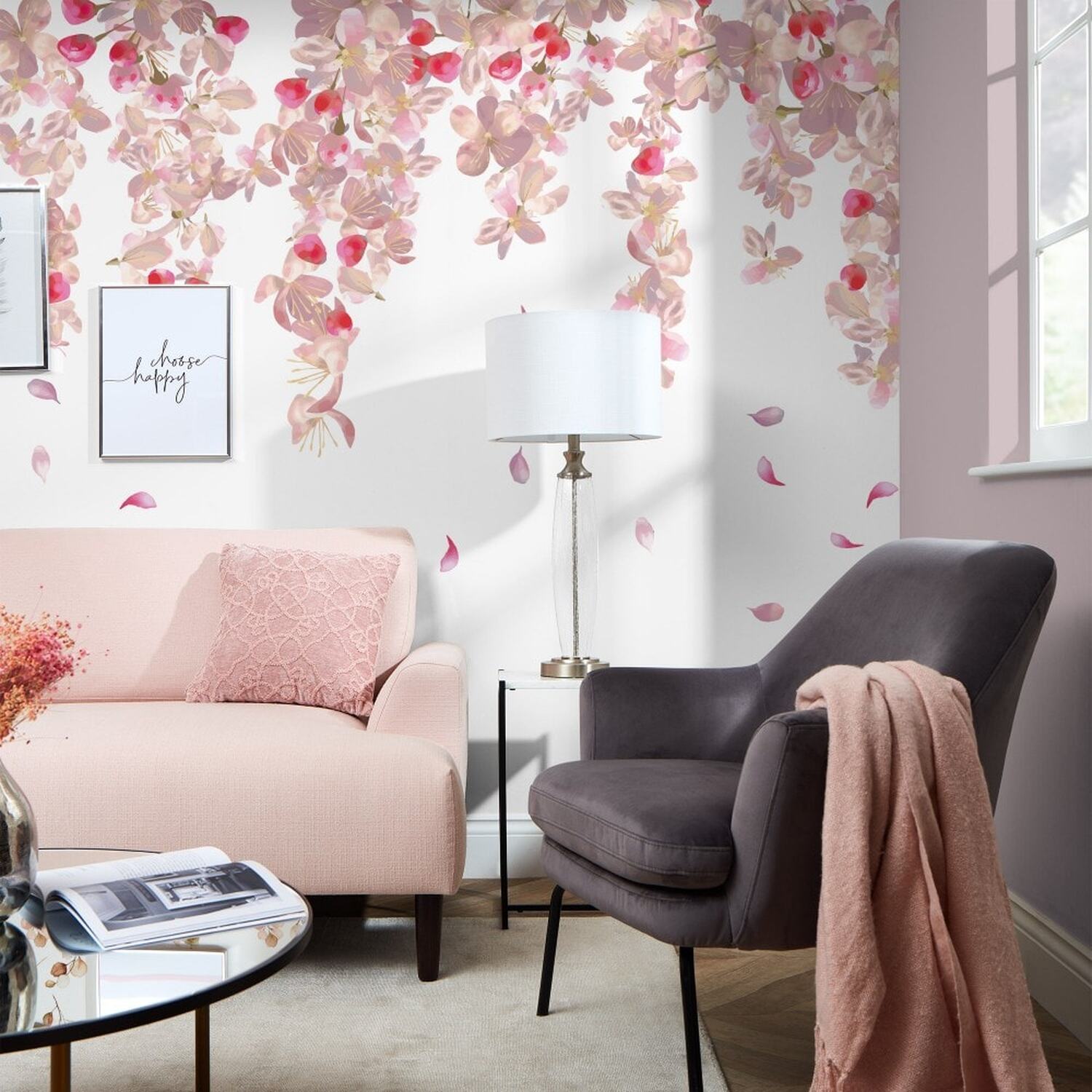 Trailing Cherry Blossom Mural