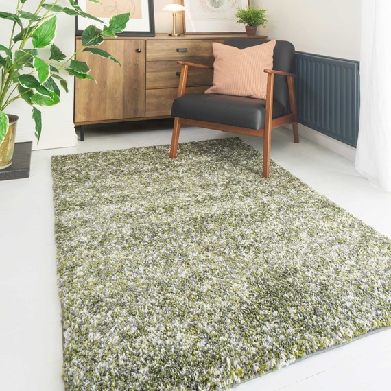 Super Soft Mottled Shaggy Area Rug