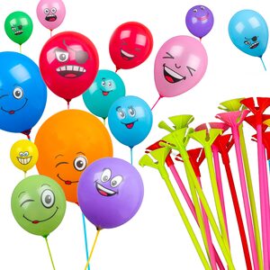 Pack of 100 Multicolour Latex Balloons 12Inches for all occasions