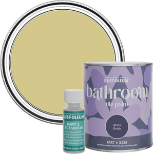 Rust-Oleum Bathroom Tile Paint in Gloss Finish - Wasabi 750ml