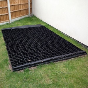 TruePave Grids Shed Base Kit with Weed Fabric