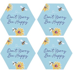 Set of 4 Bee Coasters