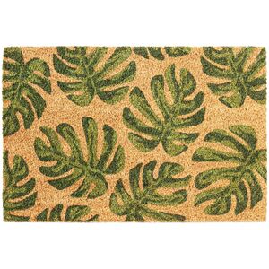 Monstera Coir Door Mat