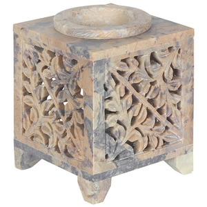 Moroccan Arch Soapstone Oil Burner Aromatic and Elegant