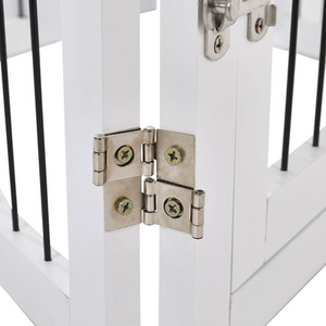 White / 224cm Wooden Folding Pet Playpen Safety Gate shot 3700758