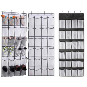 2pcs 24 Grid Storage Hanging Bag