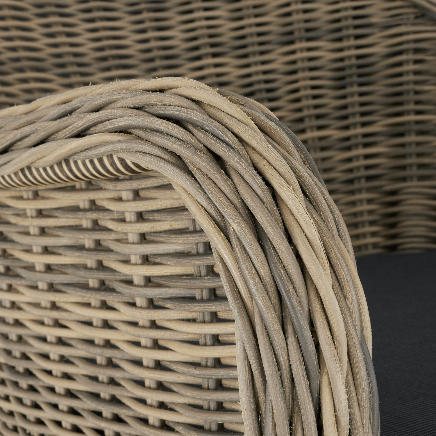 Garden Chair Rovigo With Footstool - Nature